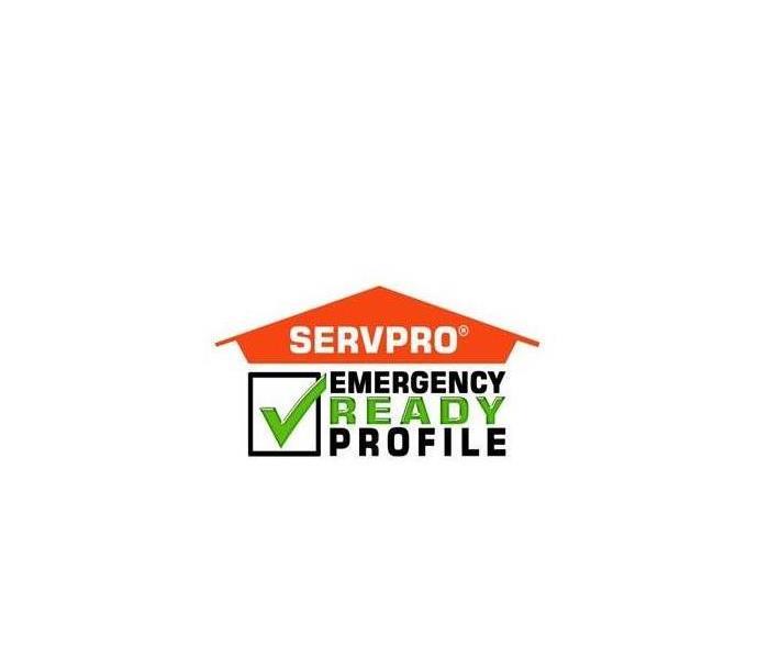 A mobile device with SERVPRO logo