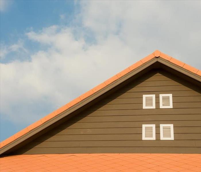 An orange roof.